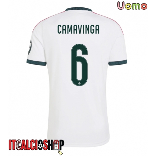 Real Madrid Eduardo Camavinga #6 Prima Maglia 2026-27 Manica Corta